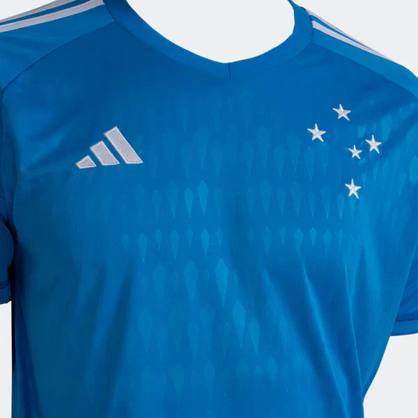 Camisa Cruzerio Azul Celeste 23/24 - Adidas Torcedor Masculina