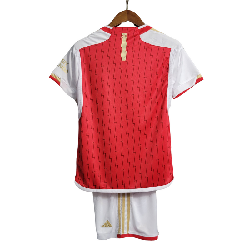 Kit Infantil Arsenal Titular I 23/24 - Torcedor Adidas