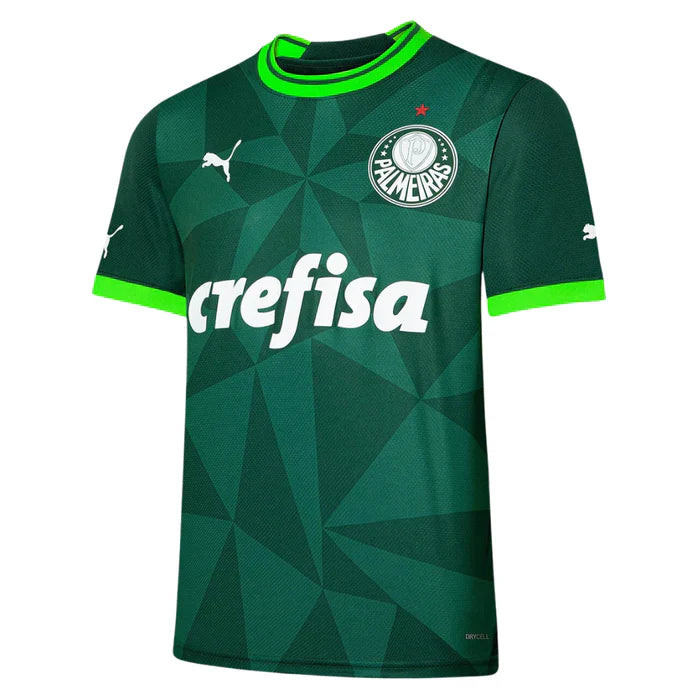 Camisa Palmeiras Home 23/24 - Puma Torcedor Masculina - Personalizada Endrick N°9