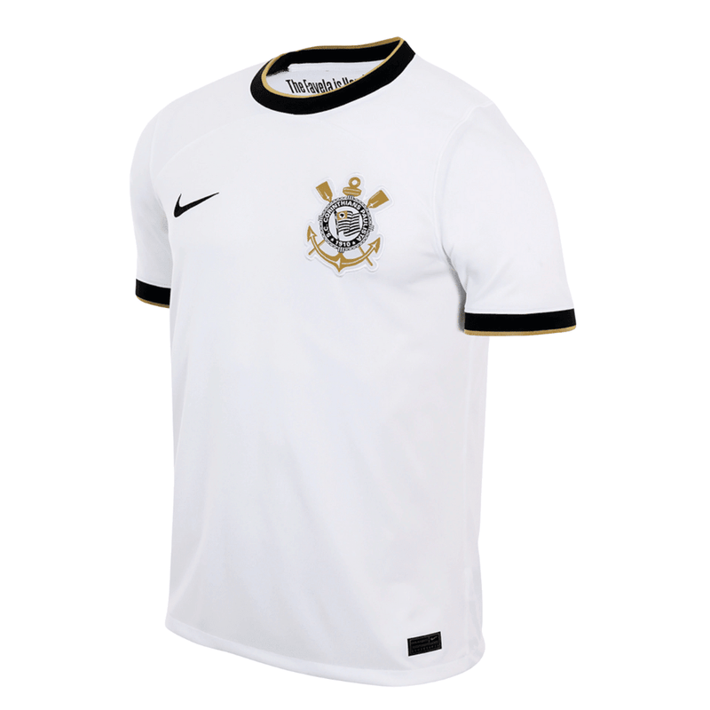 Camisa Corinthians I 22/23 - Nike Torcedor Masculina - Branco
